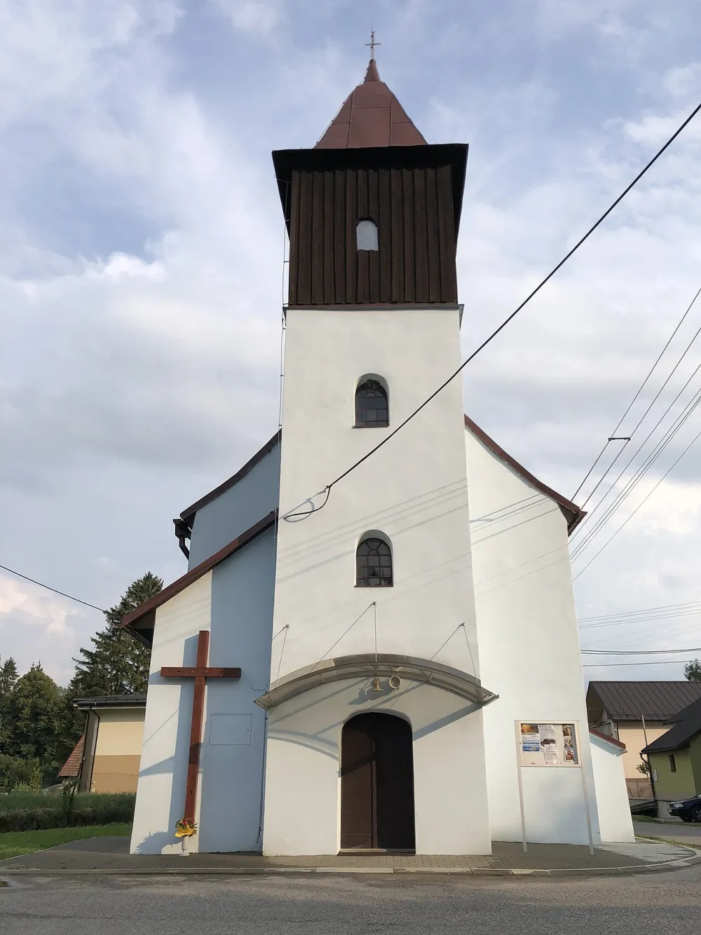 Kostol navštívenia Panny Márie, Turík — exterior