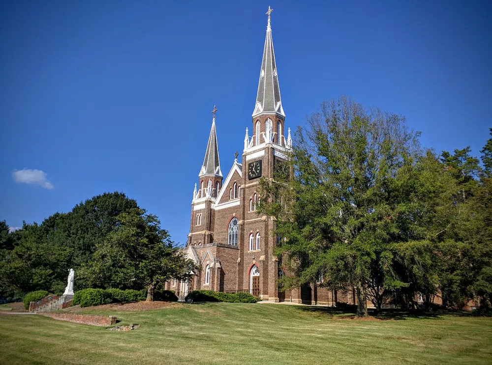 Basilica of Our Lady Help of Christians -Belmont Abbey, Belmont — exterior