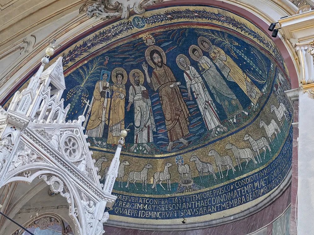 Basilica di Santa Cecilia in Trastevere, Roma — exterior