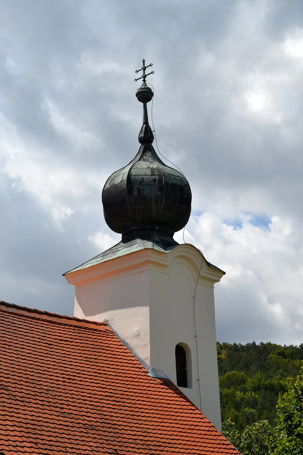 Farský kostol sv. Michala, archanjela, Modrová — exterior