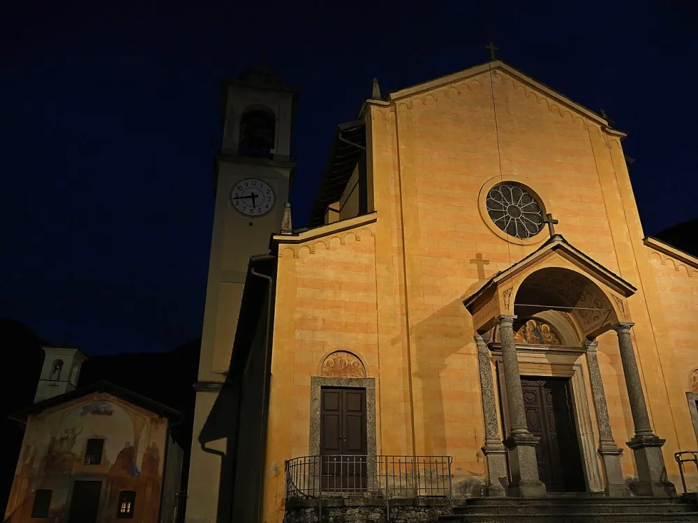 Chiesa dei Santi Quirico e Giulitta, Lezzeno — exterior