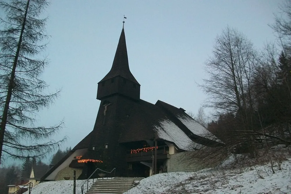 Znalezienia Krzyża Świętego w Głębcach, Wisła, Wisła — exterior