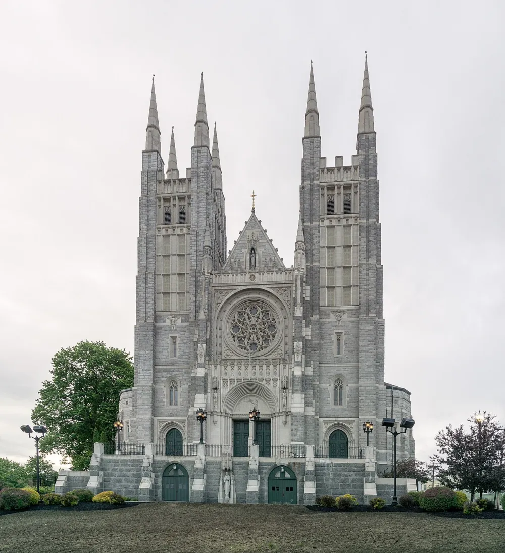 Basilica of Sts. Peter and Paul (Prince of Peace Parish), Lewiston — exterior