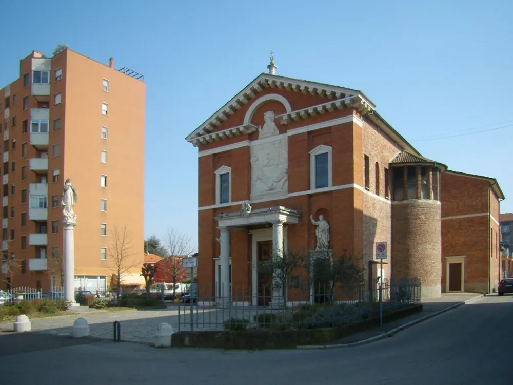 Chiesa dei Santi Pietro e Paolo (Borgolombardo, San Giuliano Milanese), San Giuliano Milanese — exterior