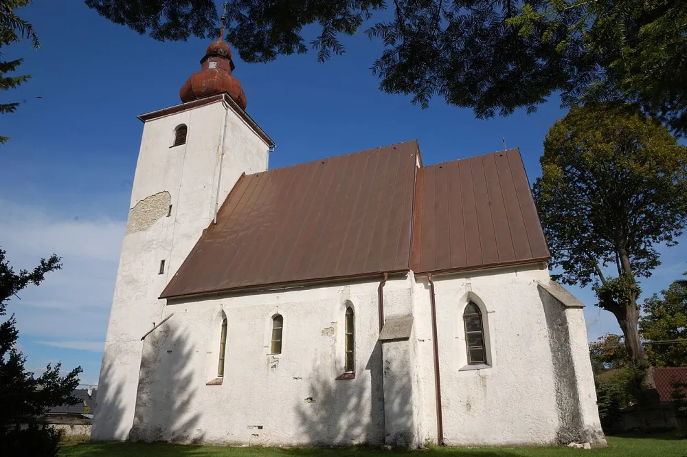 Kostol Božieho Tela, Belá - Dulice — exterior