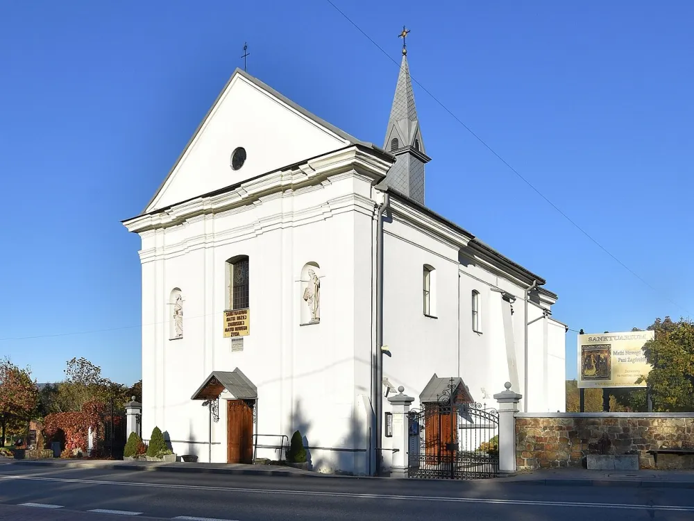 Wniebowzięcia Najświętszej Maryi Panny, Zagórz, Zagórz — exterior
