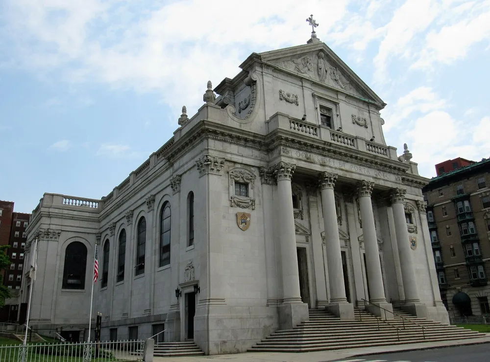 Basilica of the Immaculate Conception, Waterbury — exterior