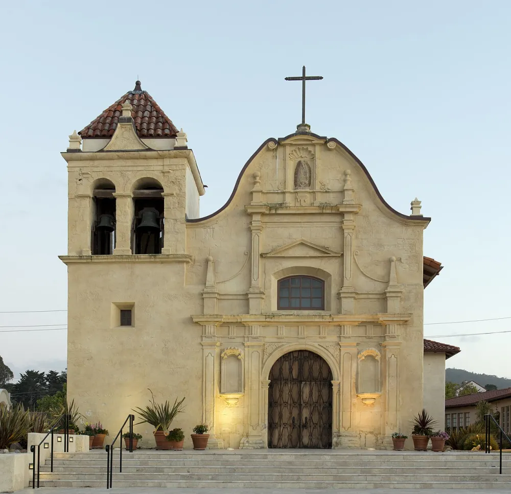 San Carlos Borromeo Cathedral, Monterey — exterior