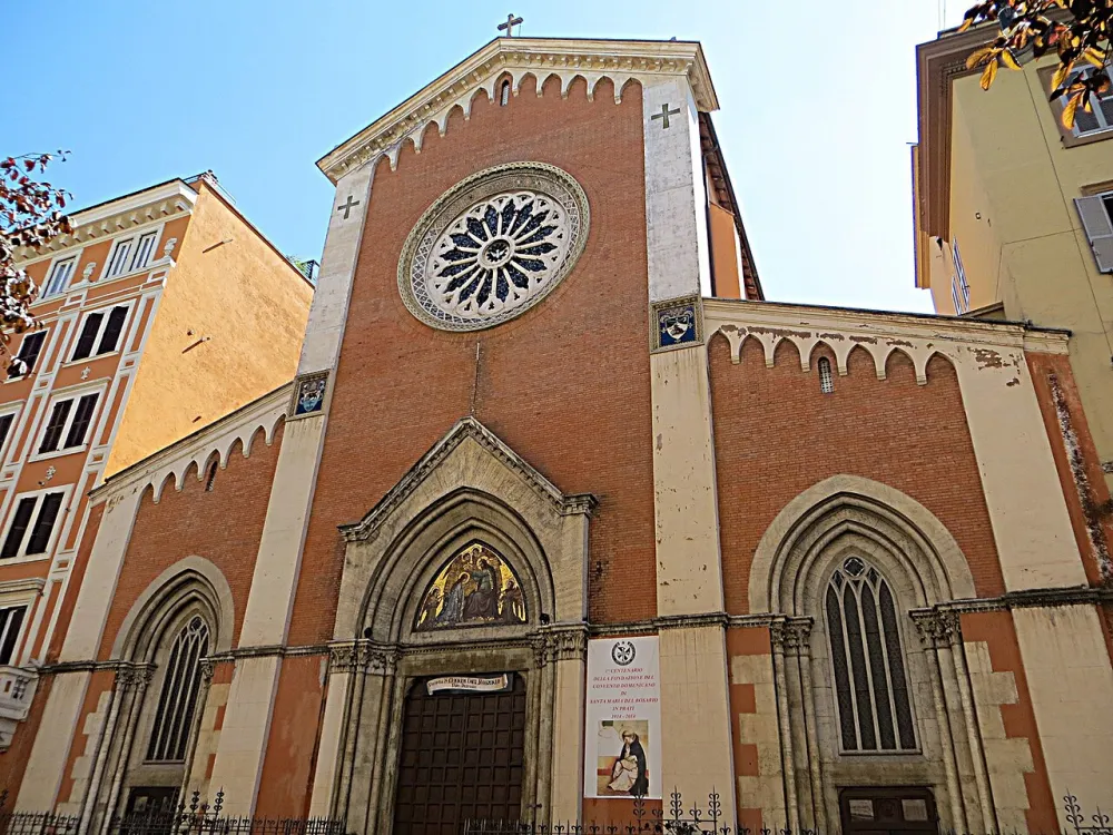 Chiesa di Santa Maria del Rosario in Prati, Roma — exterior