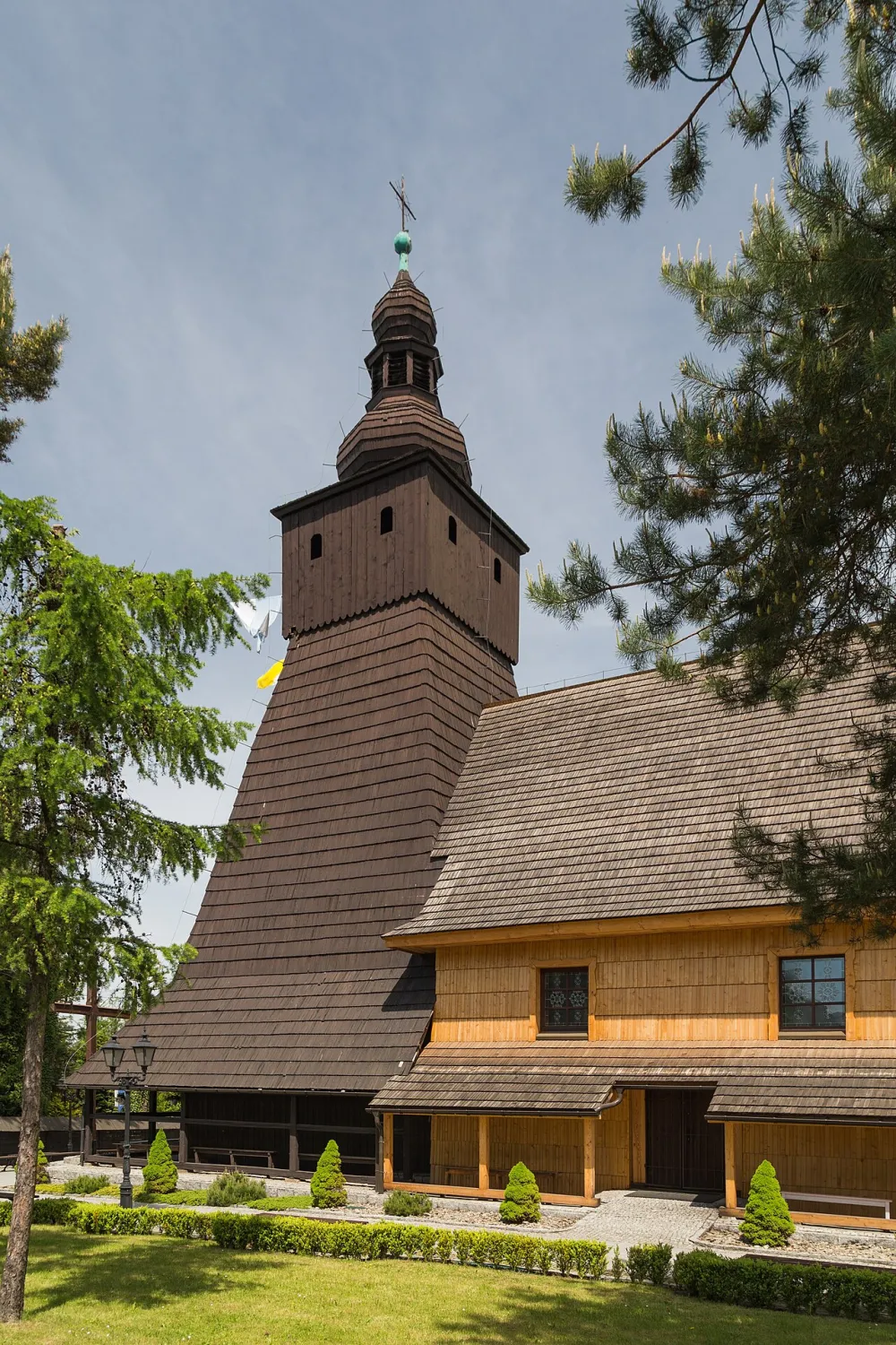 Podwyższenia Krzyża Świętego, Kaczyce, Kaczyce — exterior