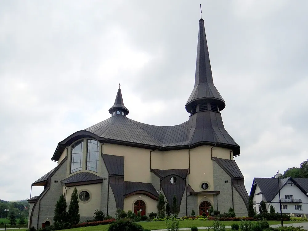 Św. Andrzeja Apostoła, Słopnice, Słopnice — exterior
