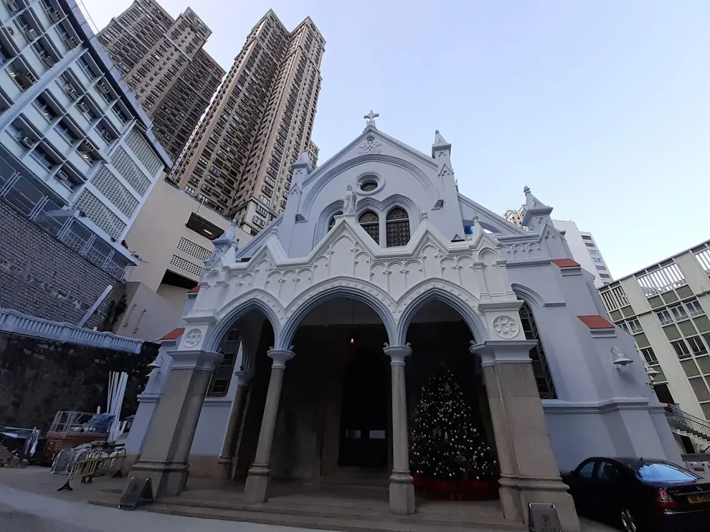 香港聖母無原罪主教座堂 (Cathedral of the Immaculate Conception Hong Kong), Hong Kong — exterior