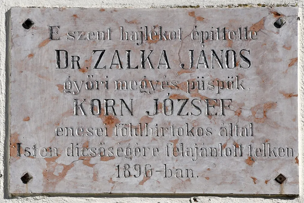 Szent József templom, Enese — exterior