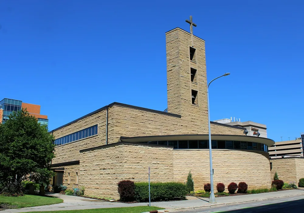 Co-Cathedral of St. John the Evangelist, Rochester — exterior