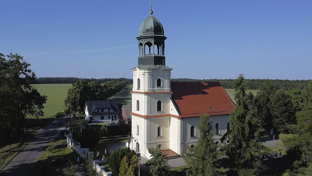 św. Jadwigi Śląskiej i św. Jacka, Biskupice, Biskupice — exterior