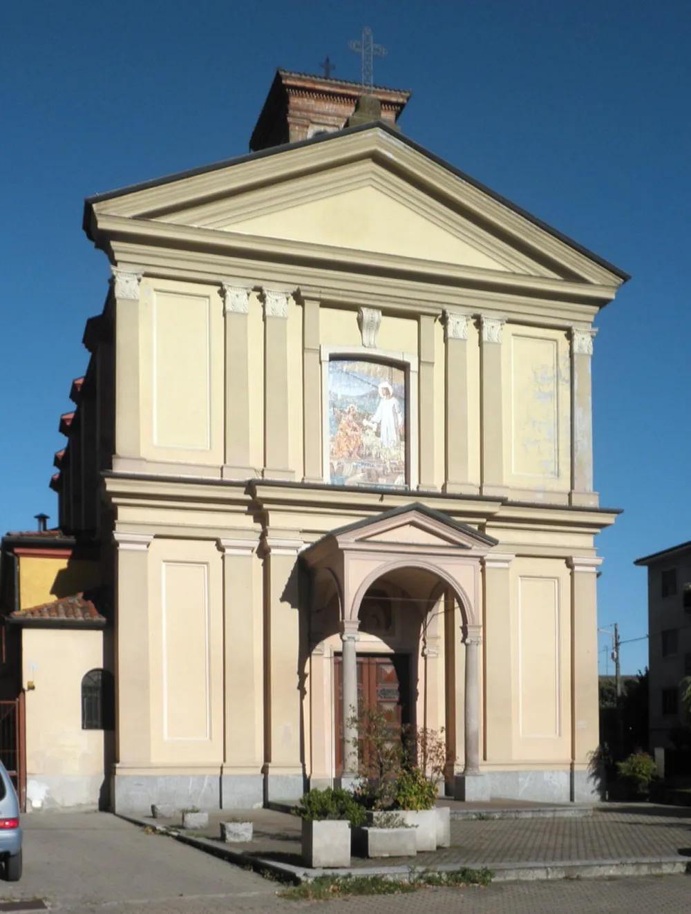 Chiesa di San Pietro Apostolo (Quartiano, Mulazzano), Mulazzano — exterior