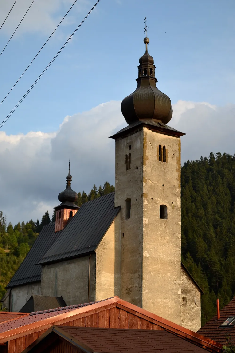 Farský kostol sv. Jána Krstiteľa, Liptovský Ján — exterior