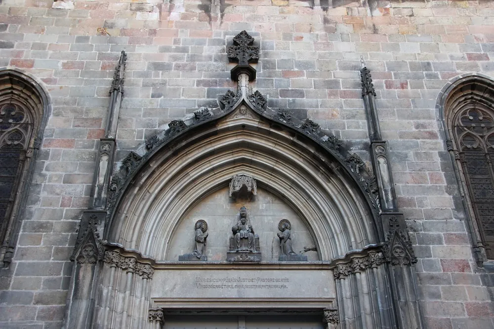 Basilica Saints Martyrs Just and Pastor, Barcelona — exterior