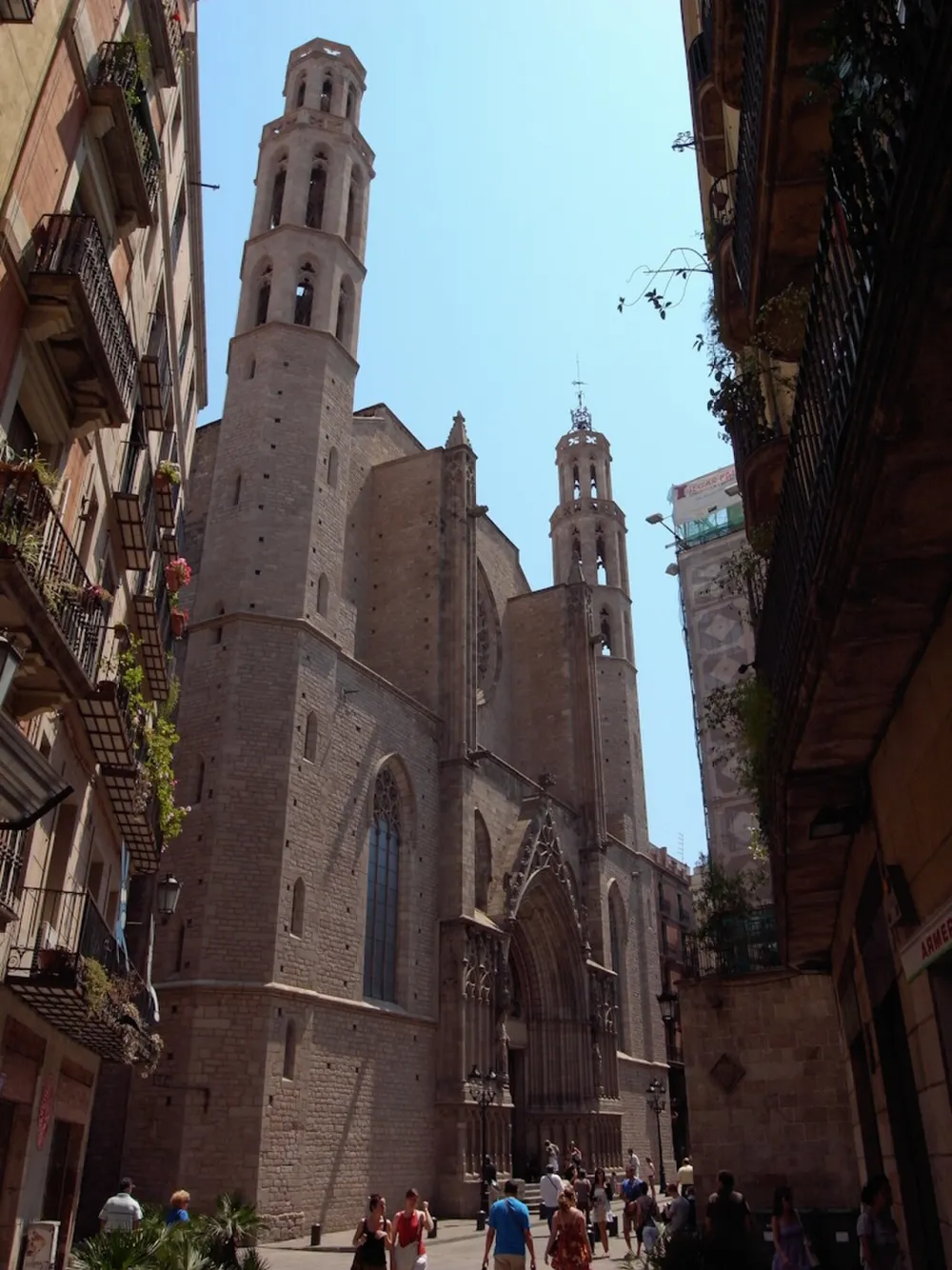 Basílica de Santa Maria del Mar, Barcelona — exterior