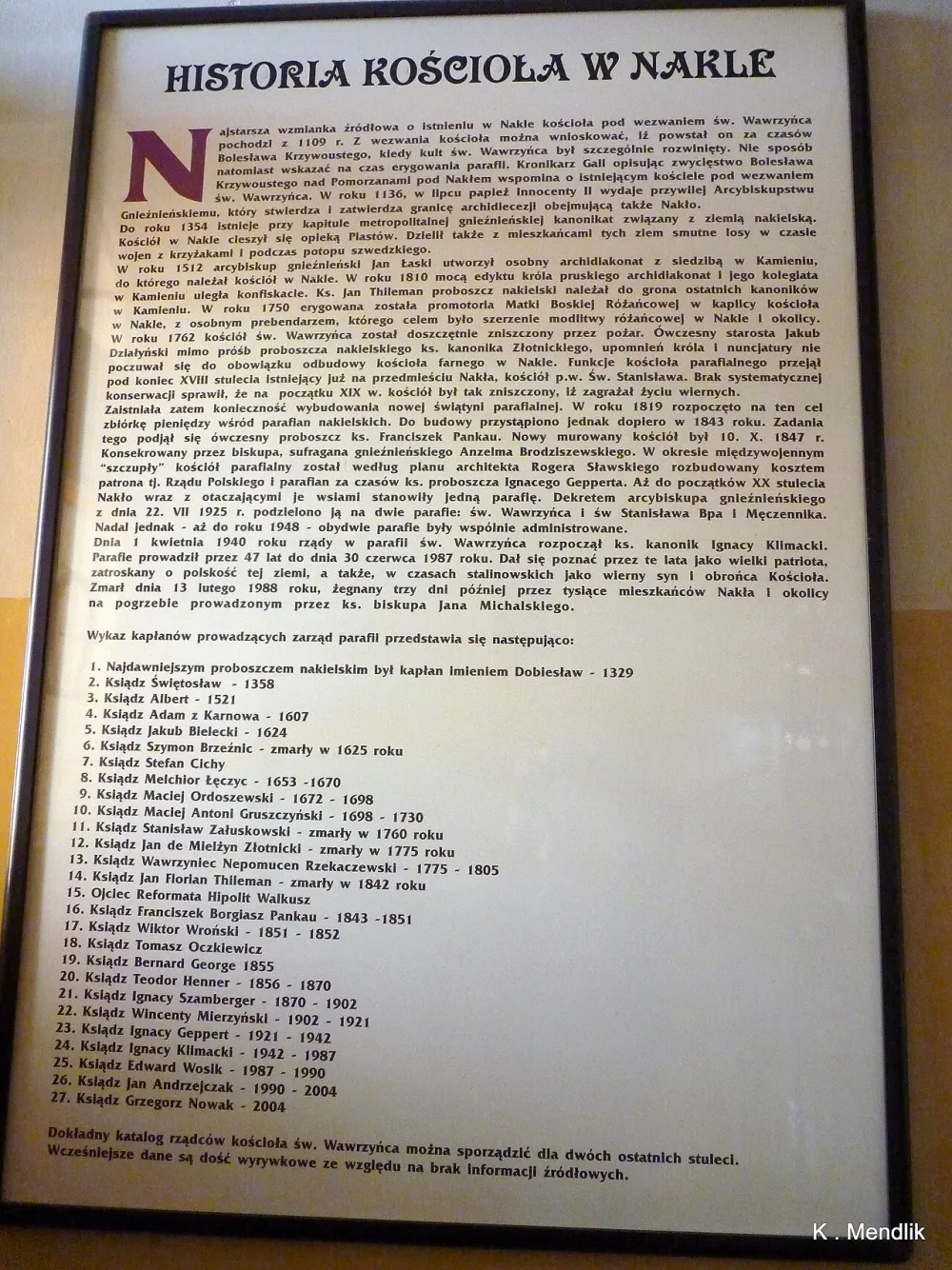 Św. Wawrzyńca, Nakło n. Notecią, Nakło n. Notecią — exterior