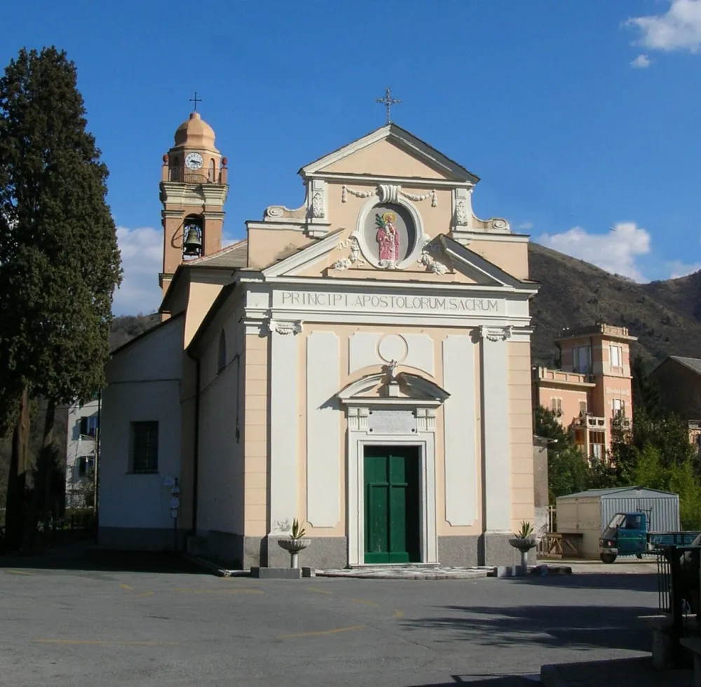 Chiesa di San Pietro Apostolo di Cremeno (Genova), Genova — exterior