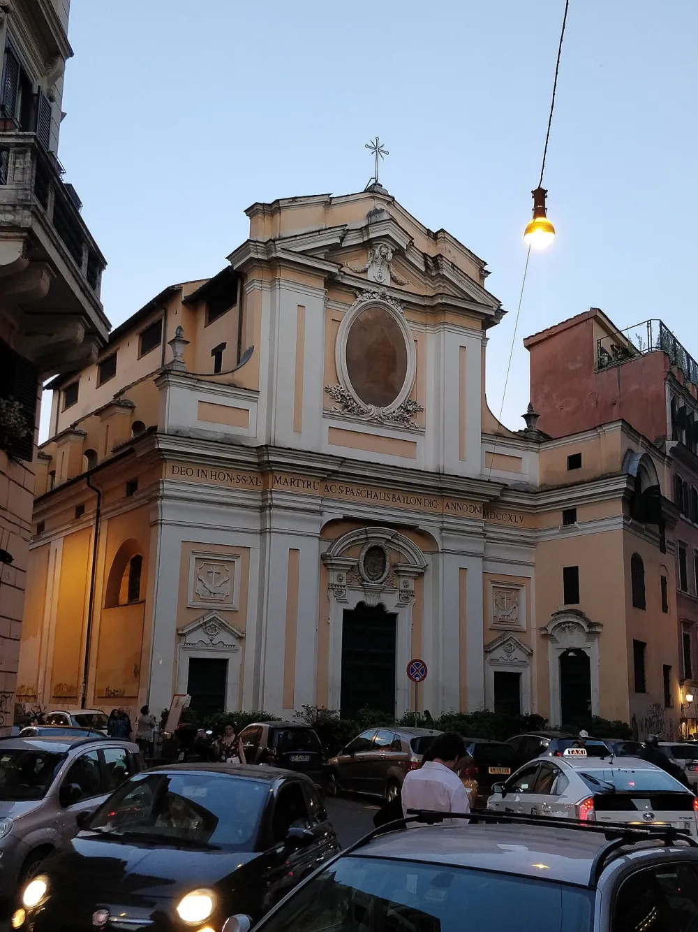 Chiesa dei Santi Quaranta e San Pasquale Baylon, Roma — exterior
