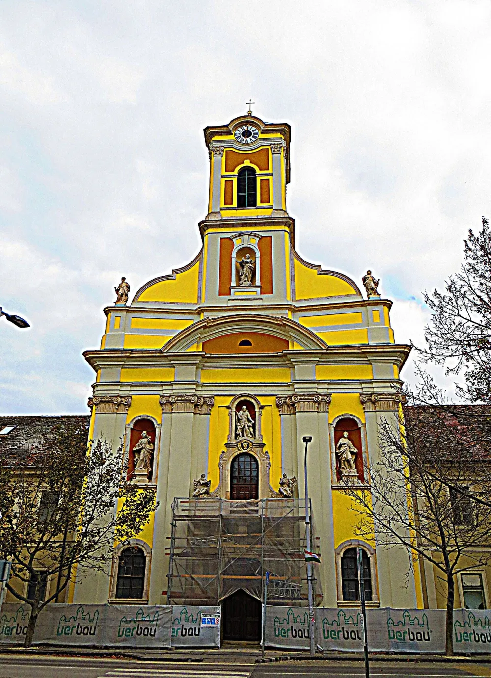 Piarista templom, Kecskemét — exterior