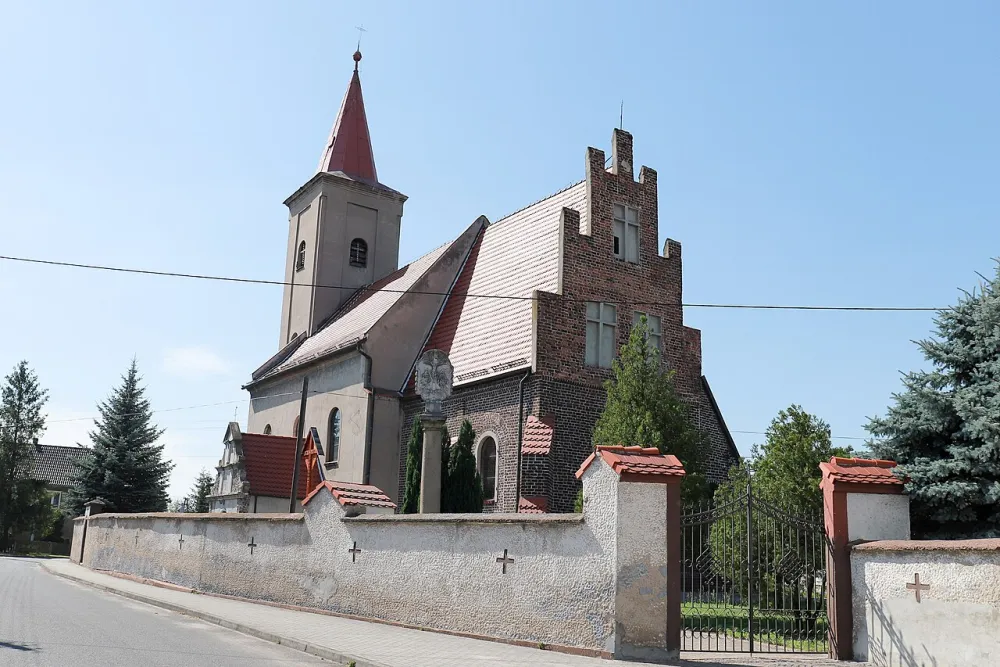 św. Katarzyny Aleksandryjskiej, Bielice, Bielice — exterior