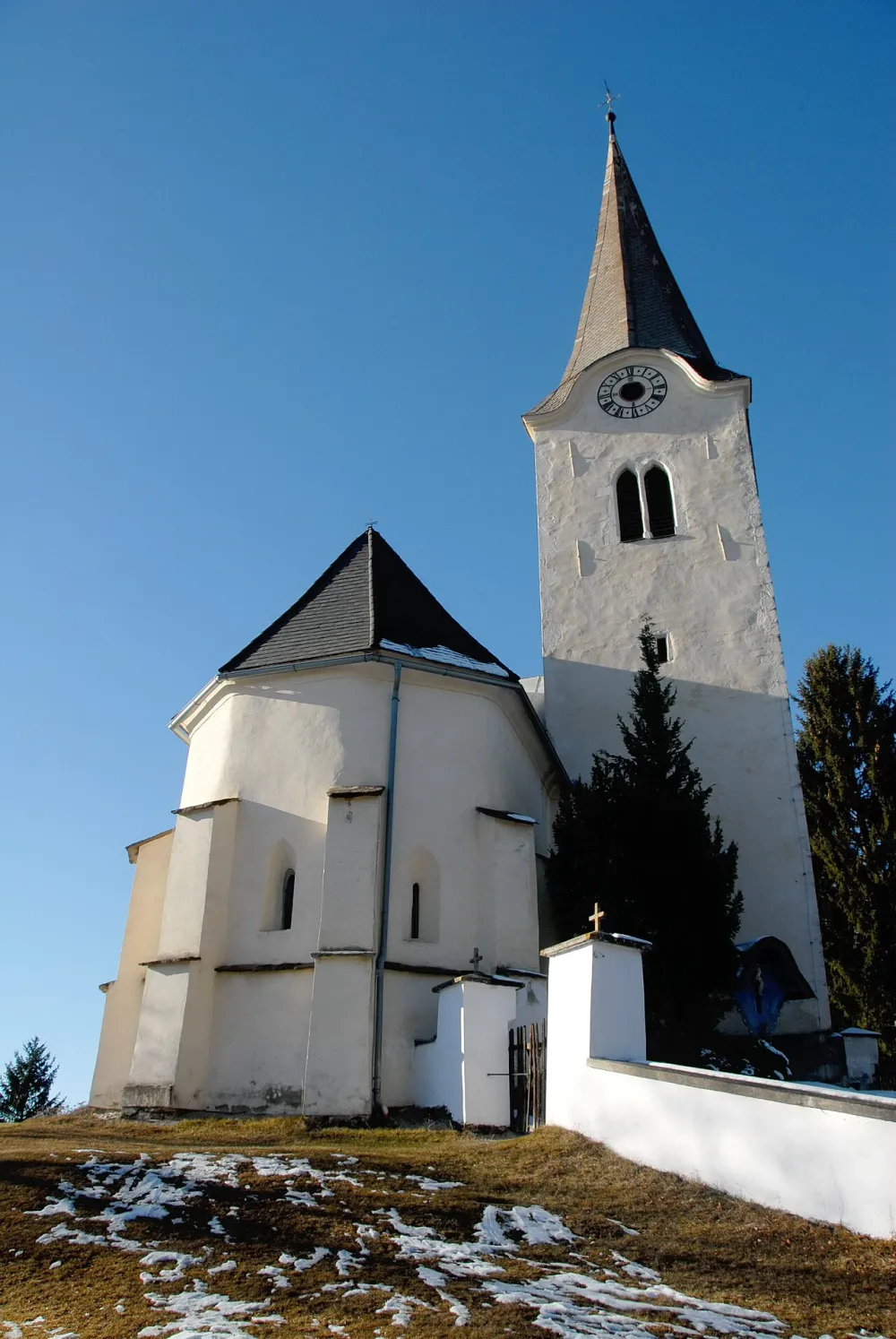 St.Oswald, Eberstein — exterior