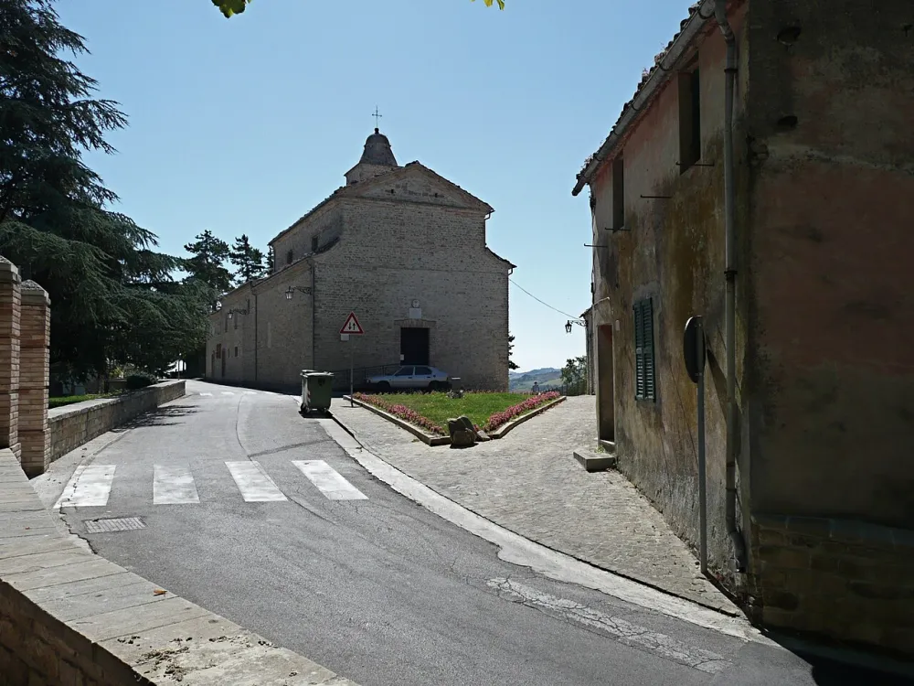 Chiesa di San Martino, Smerillo — exterior