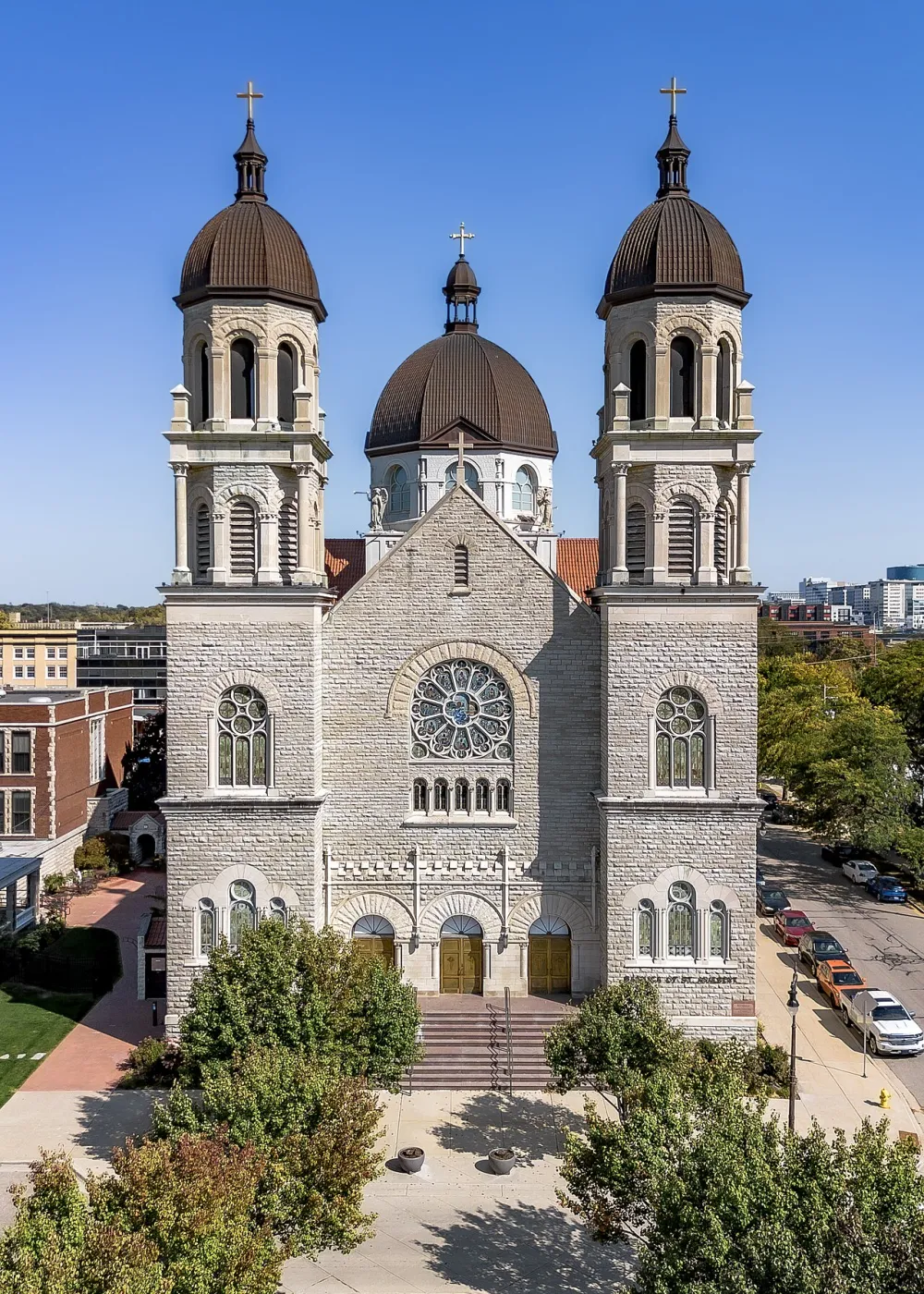 Basilica of Saint Adalbert, Grand Rapids — exterior