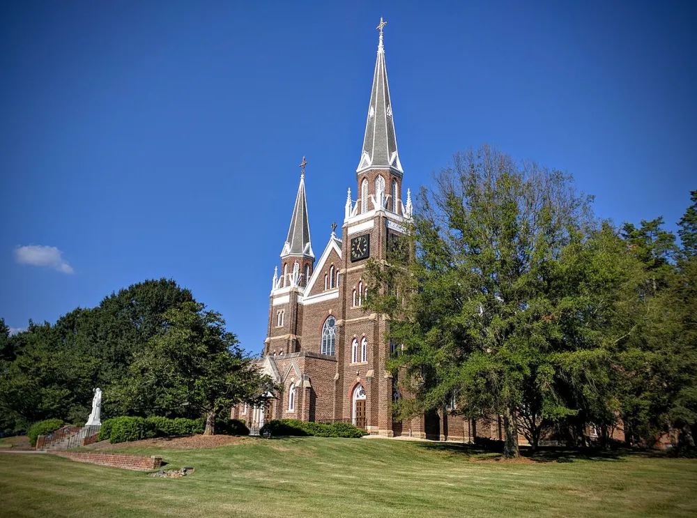 Basilica of Our Lady Help of Christians -Belmont Abbey, Belmont — exterior