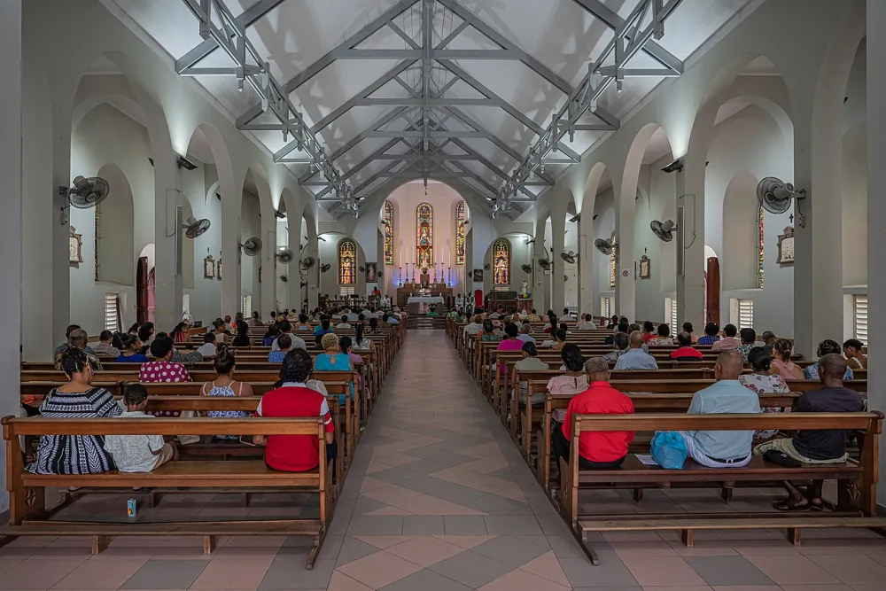 Cathedral of Immaculate Conception (Mahé), Victoria — exterior