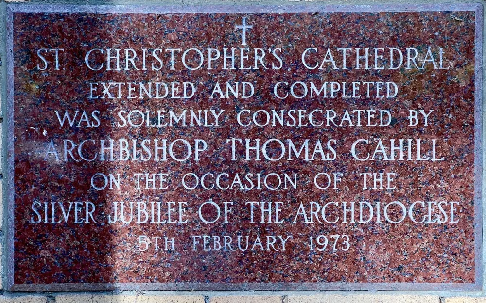 St Christopher's Cathedral, Manuka — exterior