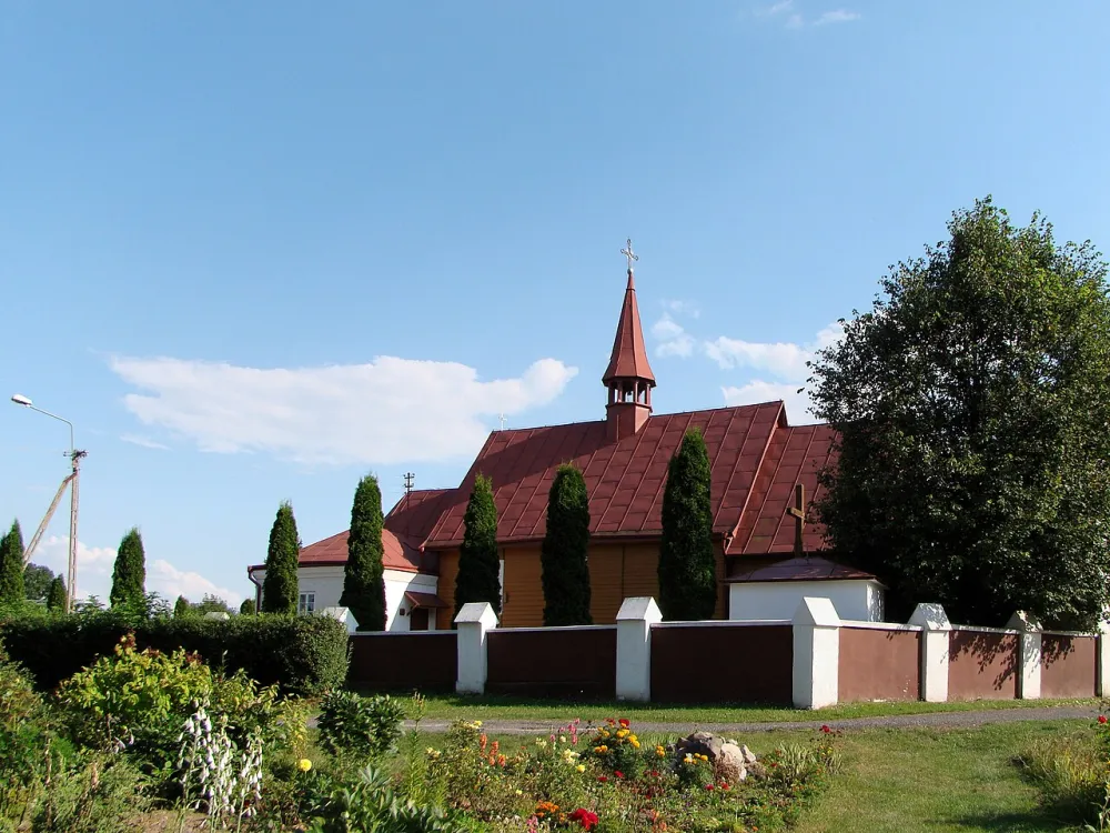 Św. Barbary, Oszczów, Oszczów — exterior