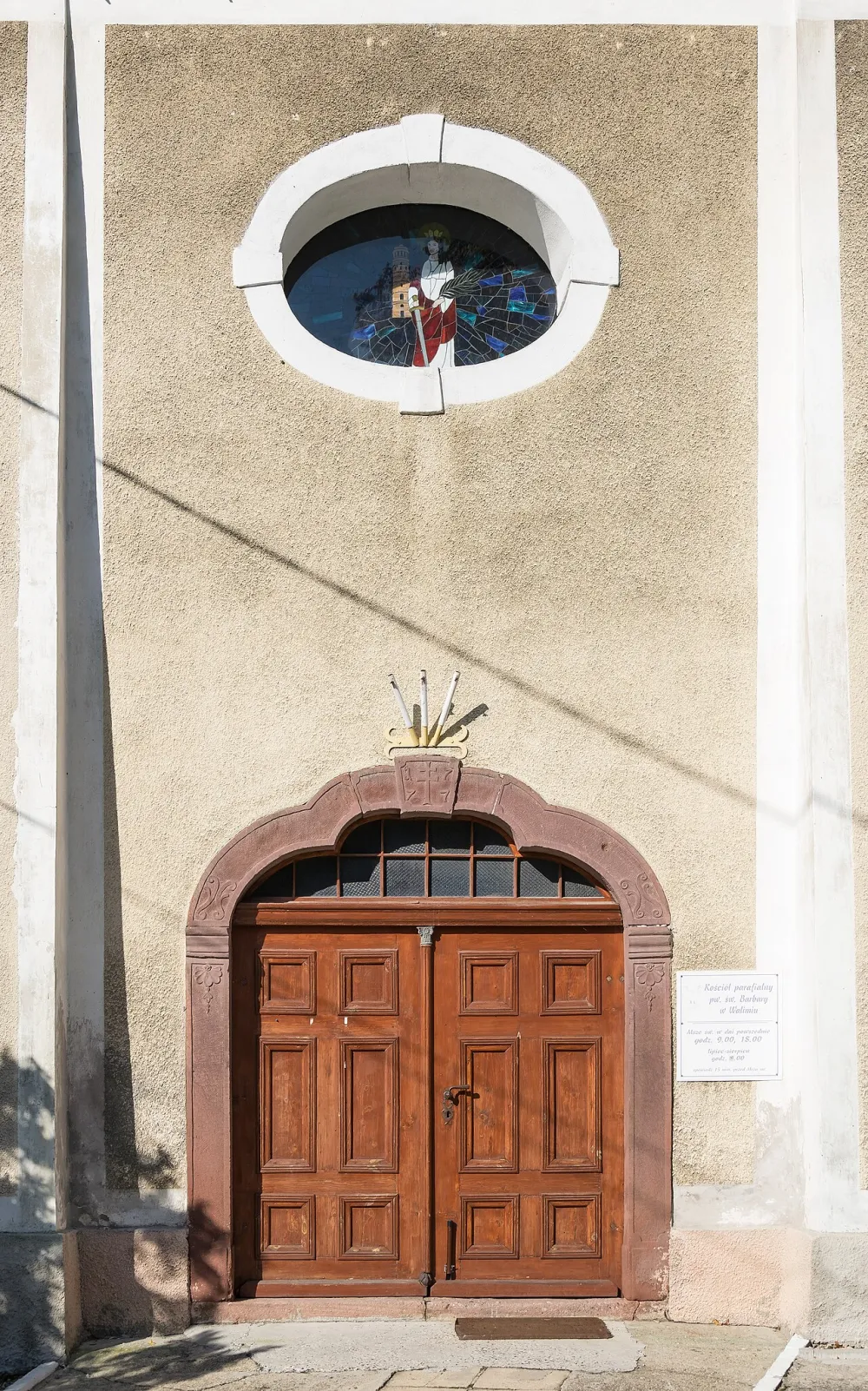św. Barbary, Walim, Walim — exterior
