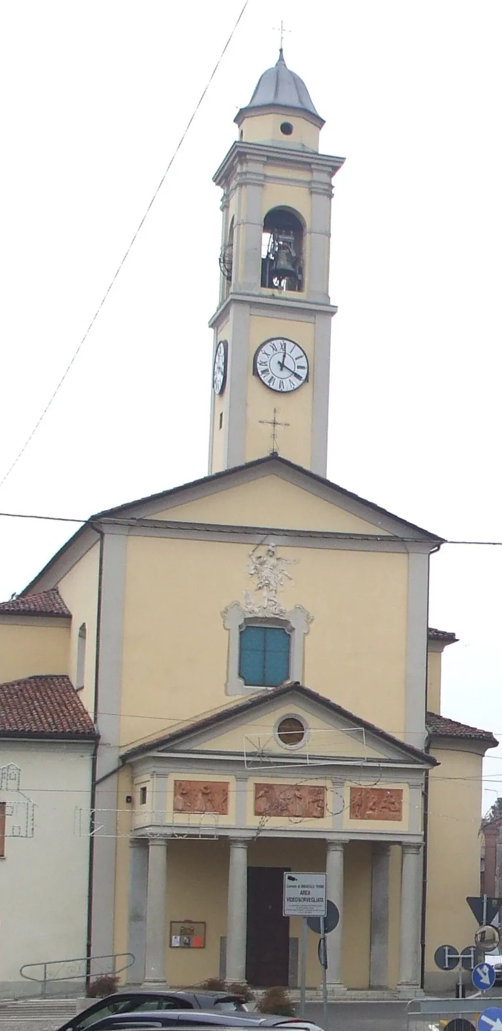 Chiesa di San Michele Arcangelo, Miradolo Terme — exterior