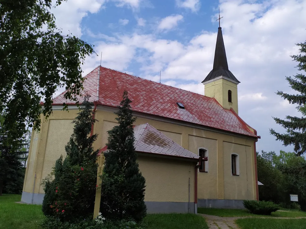 Kostol narodenia sv. Jána Krstiteľa , Vlkas — exterior