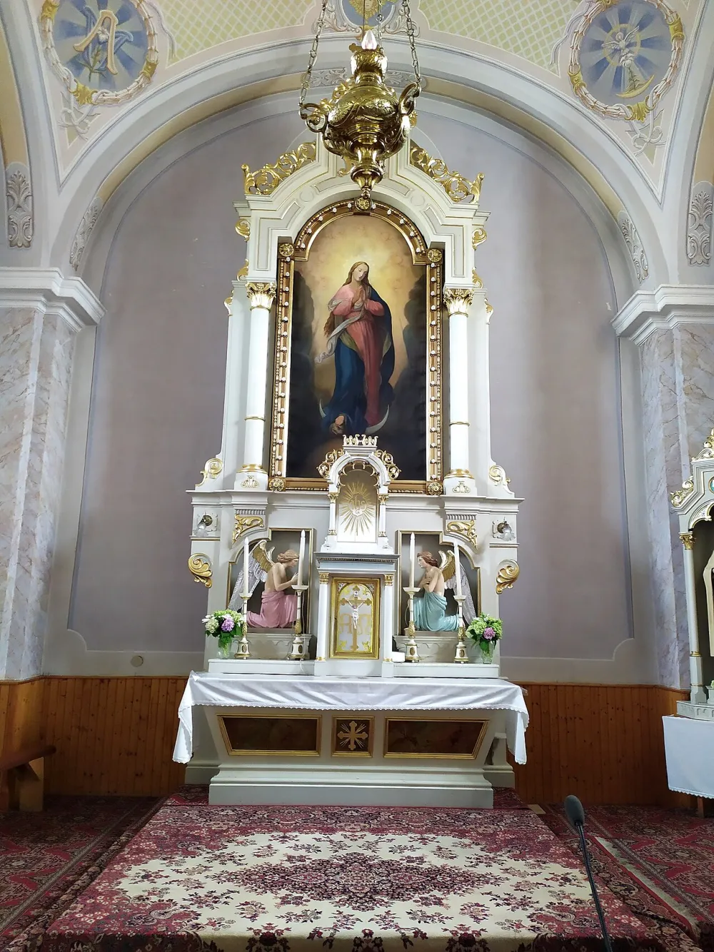 Farský kostol Nepoškvrneného počatia Panny Márie, Nadlice — exterior