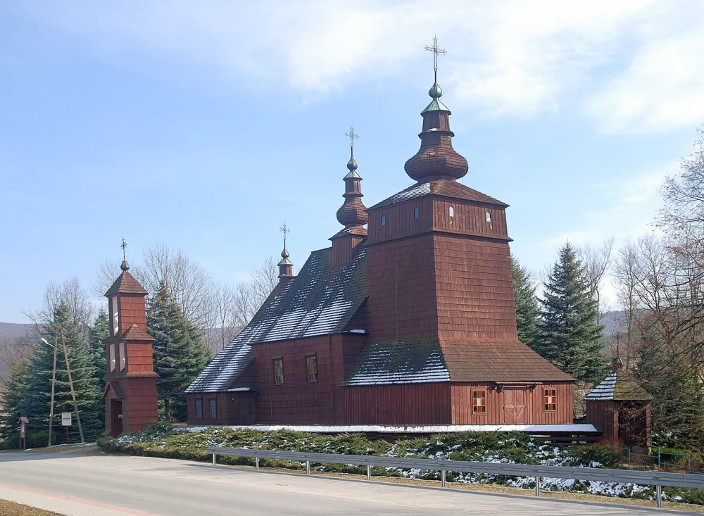 Św. Kosmy i Damiana, Męcina Wielka, Męcina Wielka — exterior